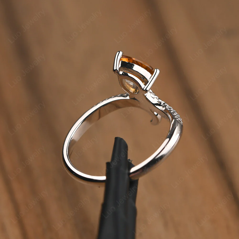Citrine Snake Ring - Image 4