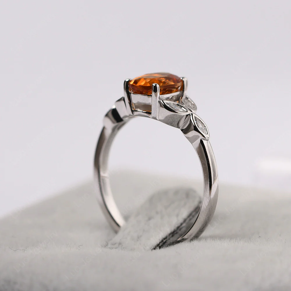 Oval Celtic Citrine Ring - Image 4