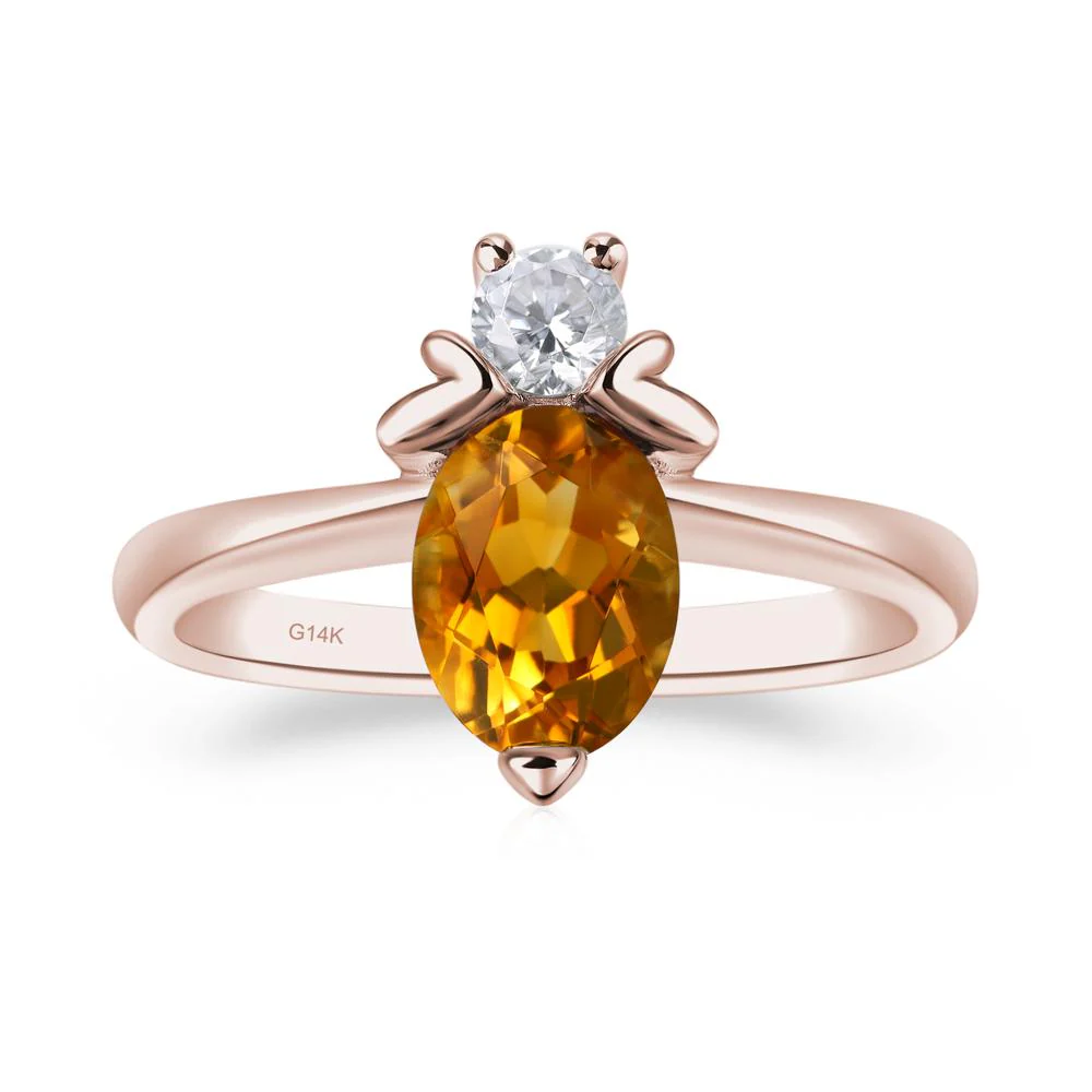Citrine Bee Ring