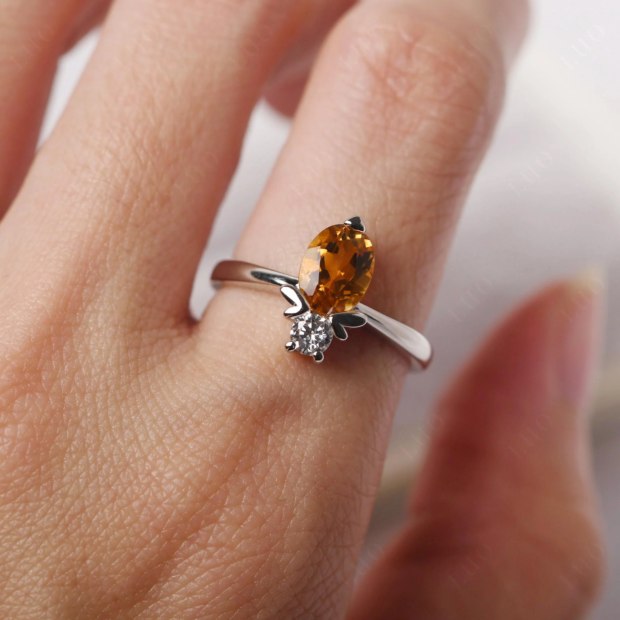 Citrine Bee Ring - Image 14