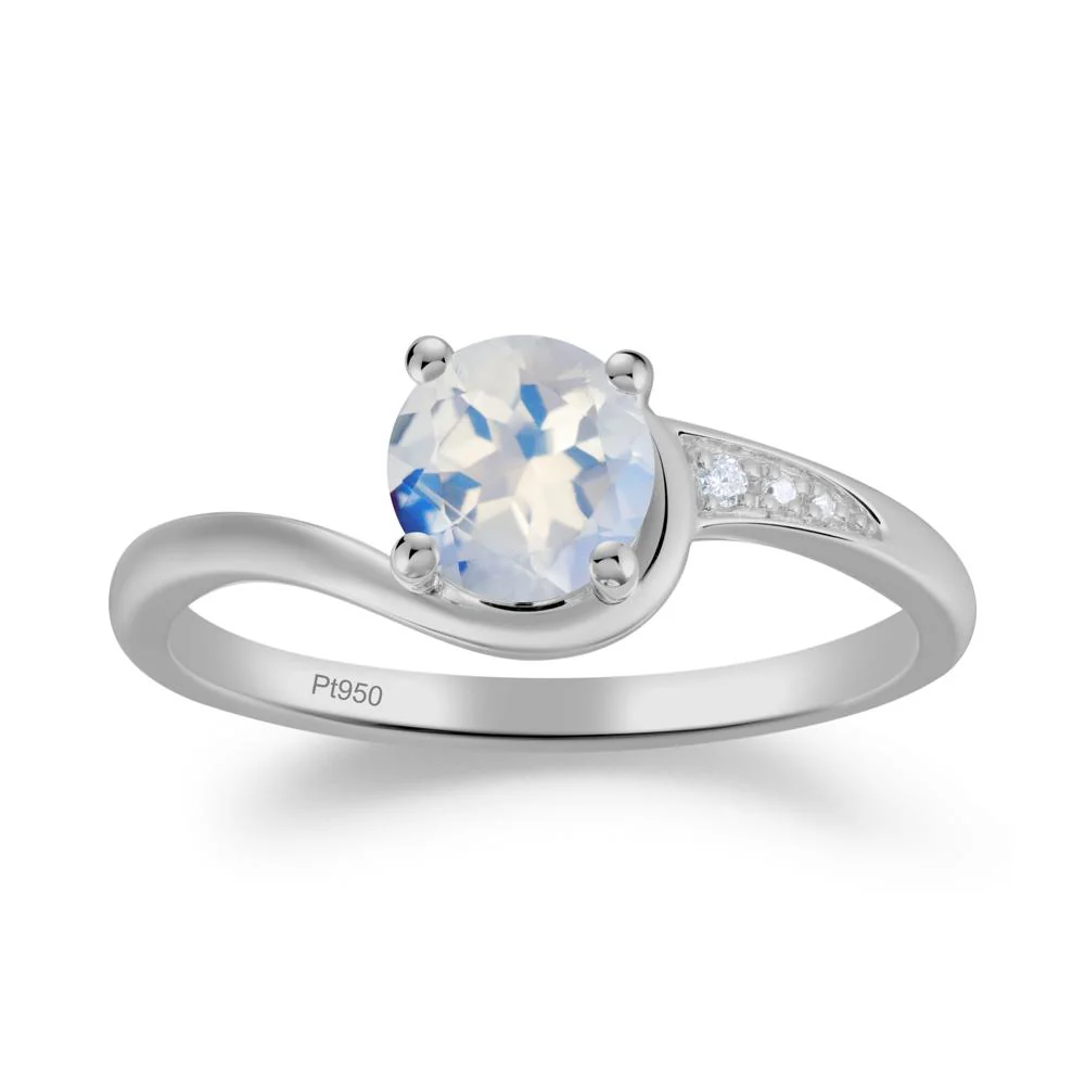 Classic Moonstone Wrap Engagement Ring - Image 4
