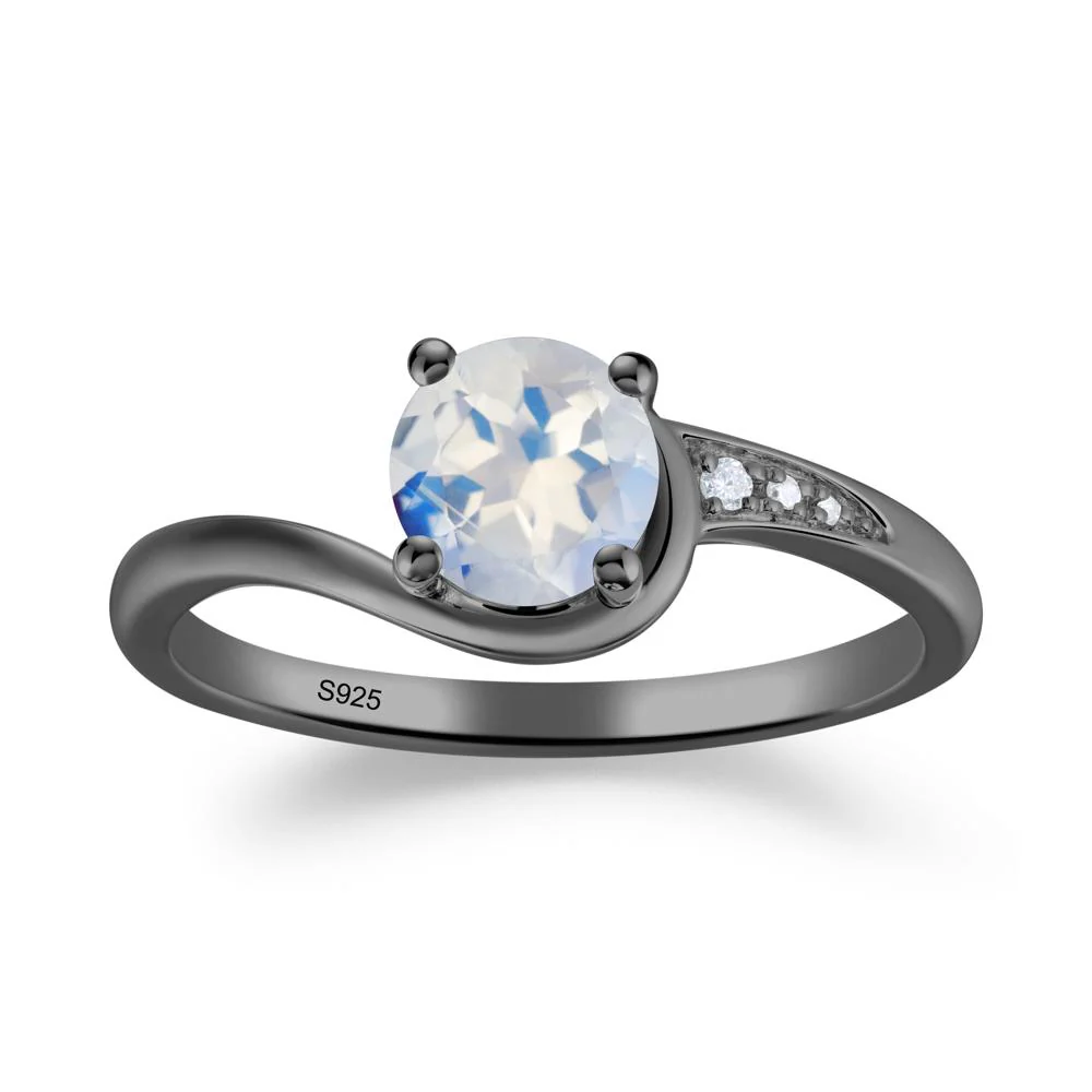Classic Moonstone Wrap Engagement Ring - Image 5