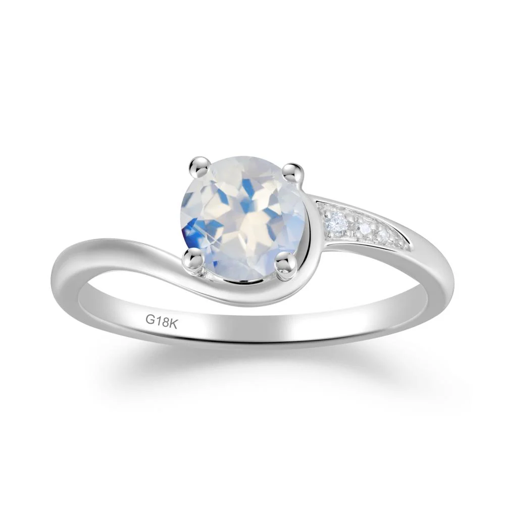 Classic Moonstone Wrap Engagement Ring - Image 7