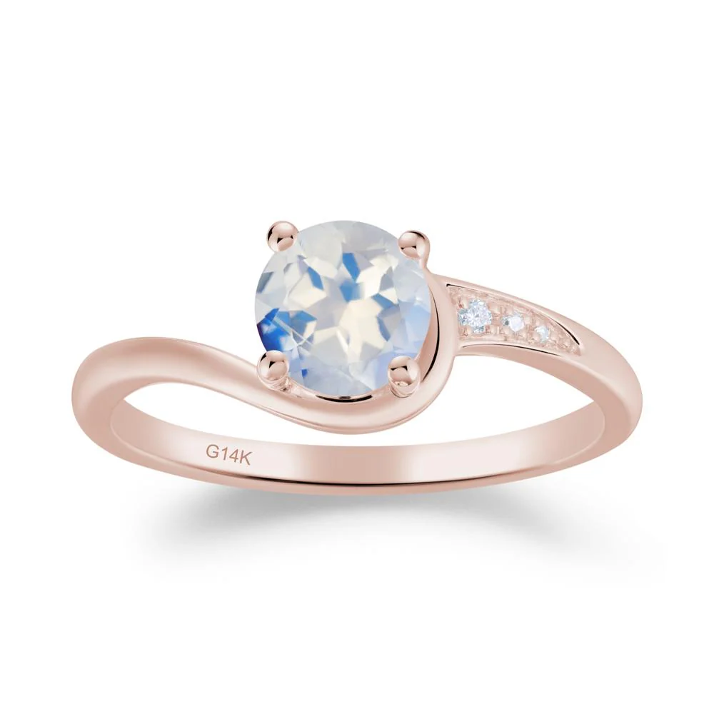 Classic Moonstone Wrap Engagement Ring - Image 8