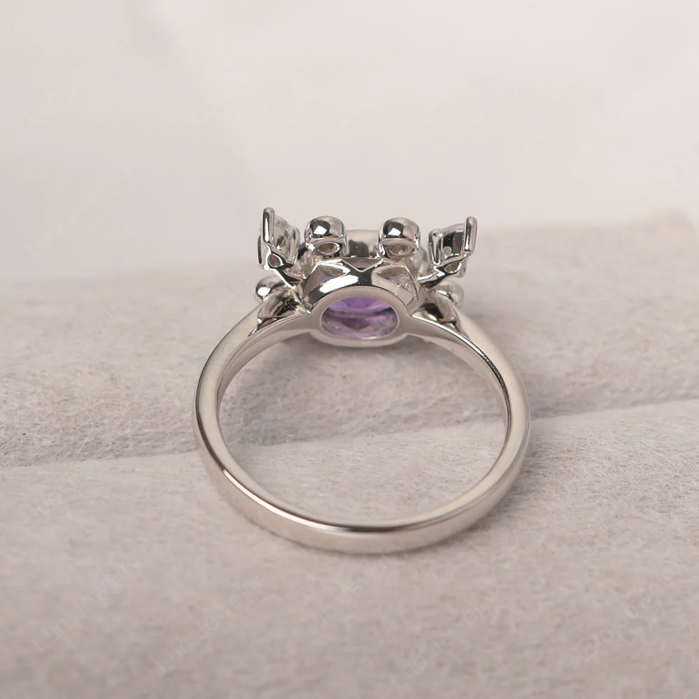 Amethyst Cancer Zodiac Ring - Image 3