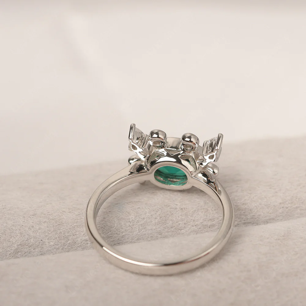 Emerald Cancer Zodiac Ring - Image 3