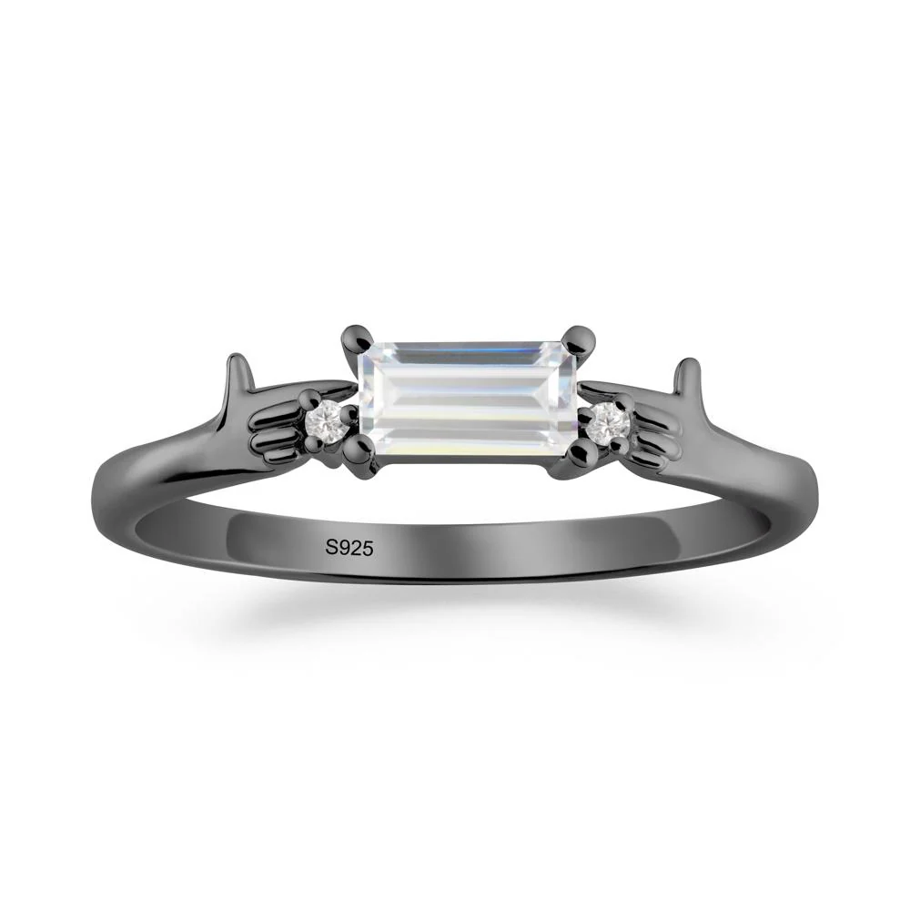 Creative Baguette Cubic Zirconia Ring - Image 7