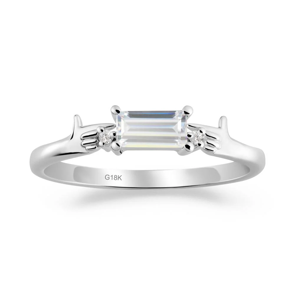 Creative Baguette Cubic Zirconia Ring - Image 8