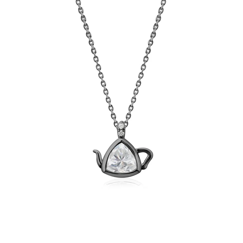 Creative Bezel Setting Cubic Zirconia Pendant - Image 7
