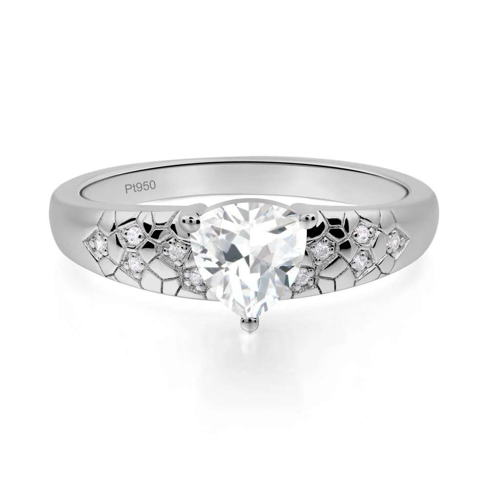 Cubic Zirconia Cracked Ring