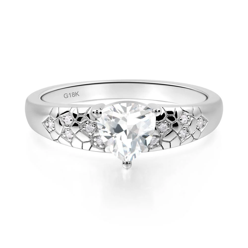 Cubic Zirconia Cracked Ring - Image 6