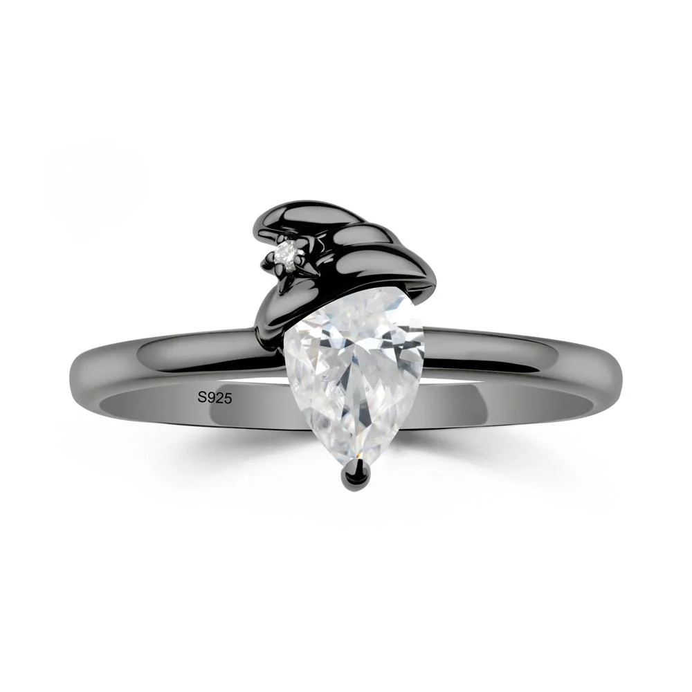 Cubic Zirconia Halloween Witch Hat Ring - Image 7