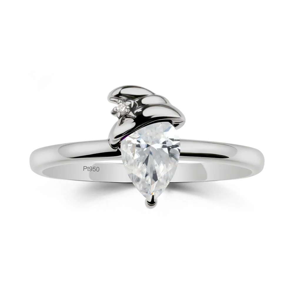 Cubic Zirconia Halloween Witch Hat Ring - Image 8