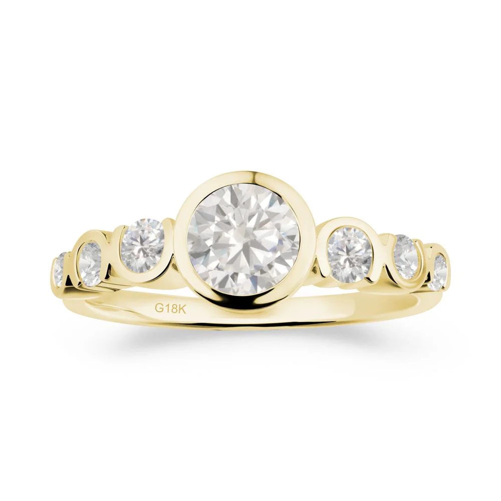 Cubic Zirconia Multi Stone Engagement Ring - Image 3