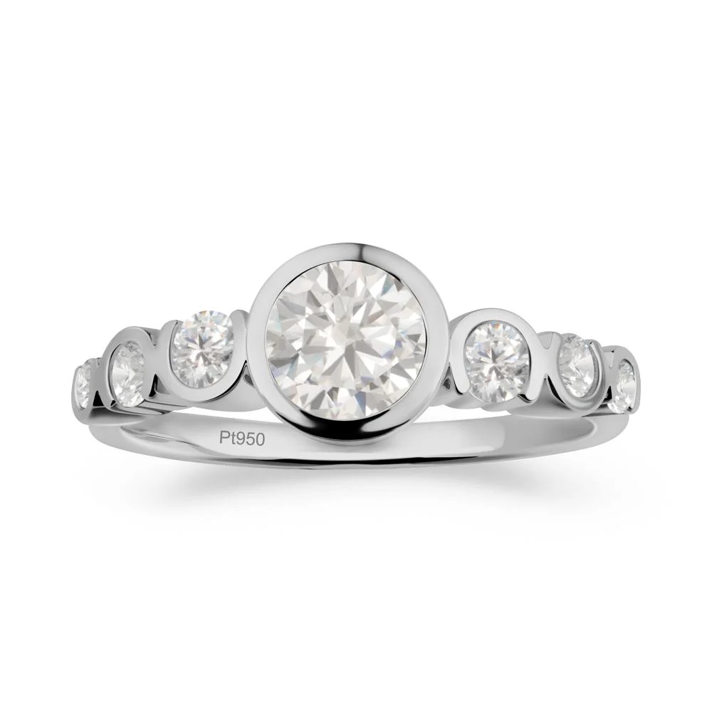 Cubic Zirconia Multi Stone Engagement Ring - Image 4