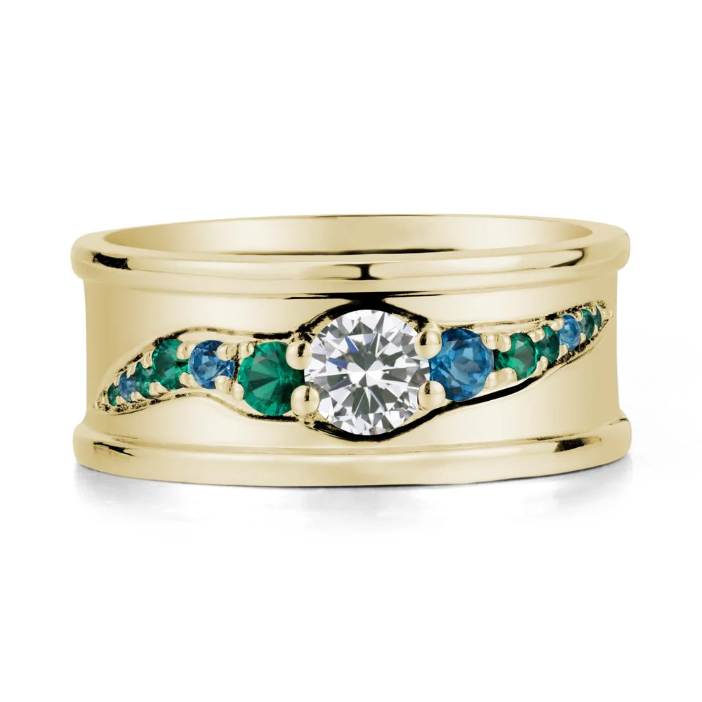 Cubic Zirconia Multi Stone Men Ring - Image 4