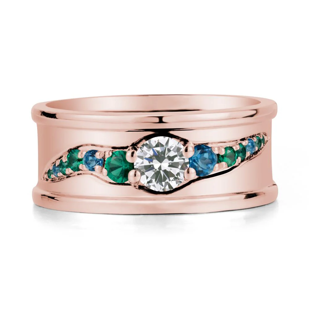 Cubic Zirconia Multi Stone Men Ring - Image 5