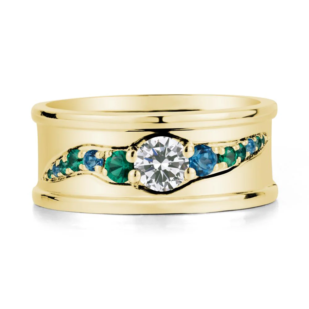 Cubic Zirconia Multi Stone Men Ring - Image 7