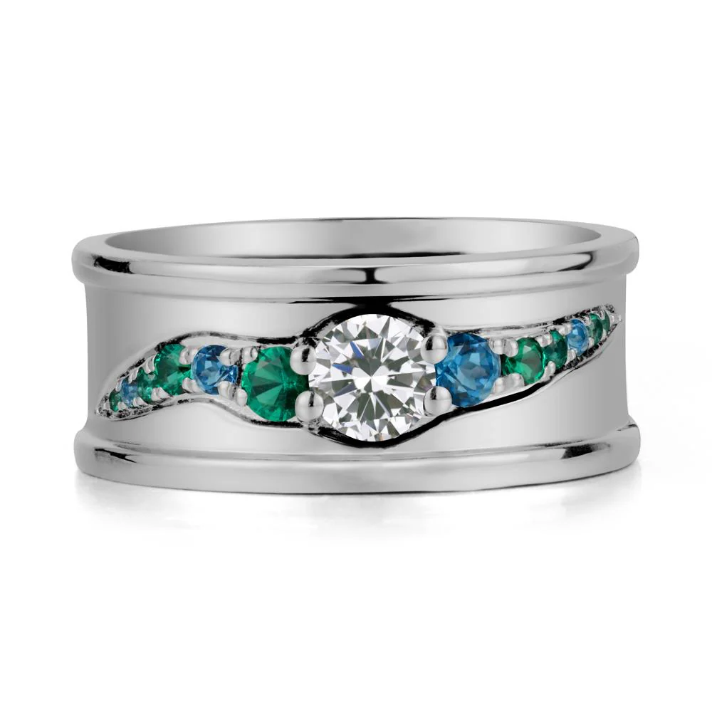 Cubic Zirconia Multi Stone Men Ring - Image 9