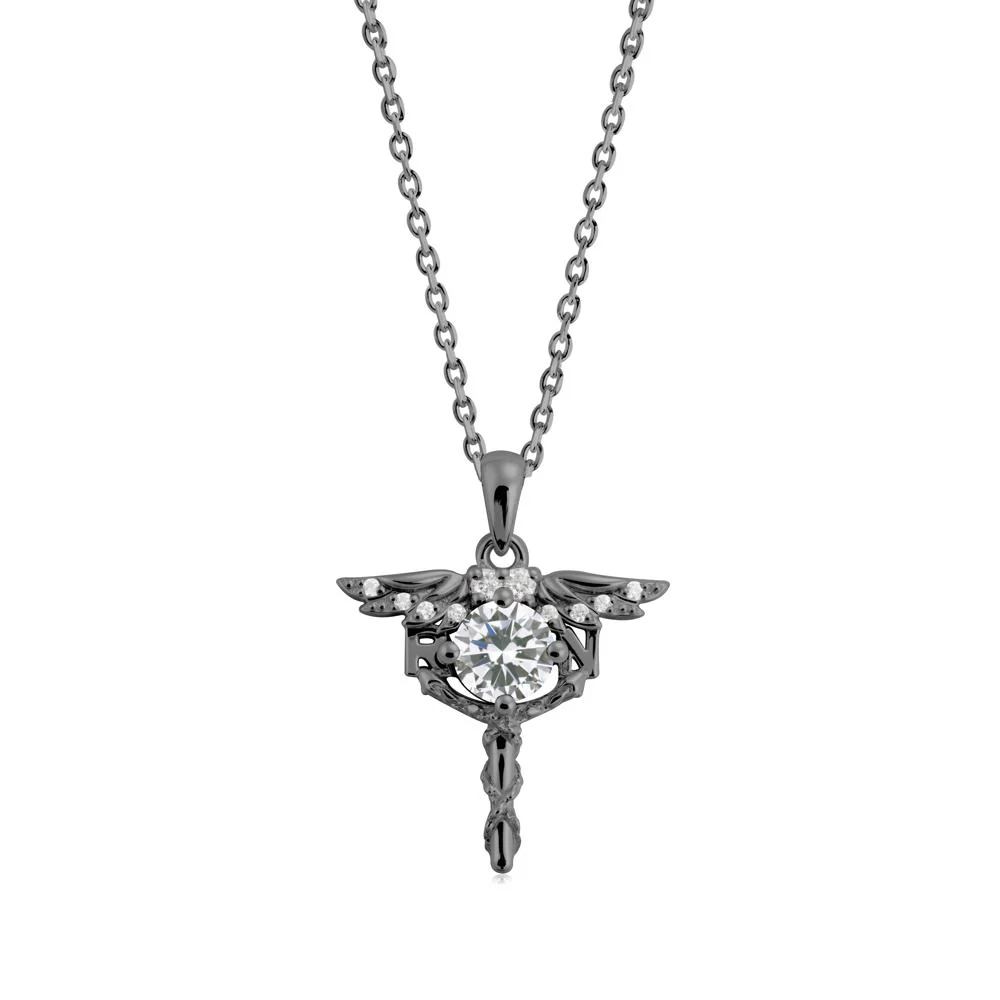 Cubic Zirconia Registered Nurse Necklace - Image 9