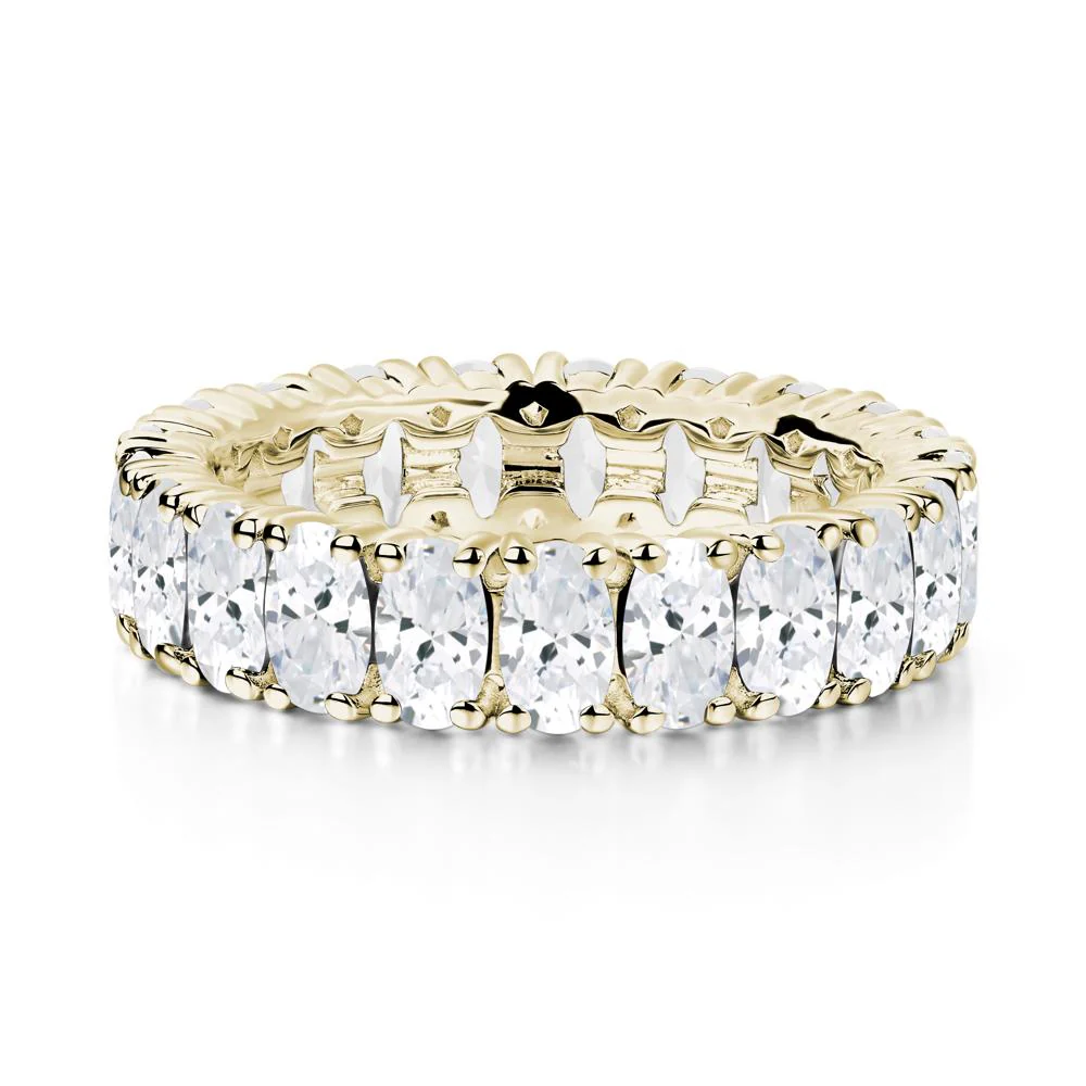 Cubic Zirconia Wide Band Eternity Ring - Image 3