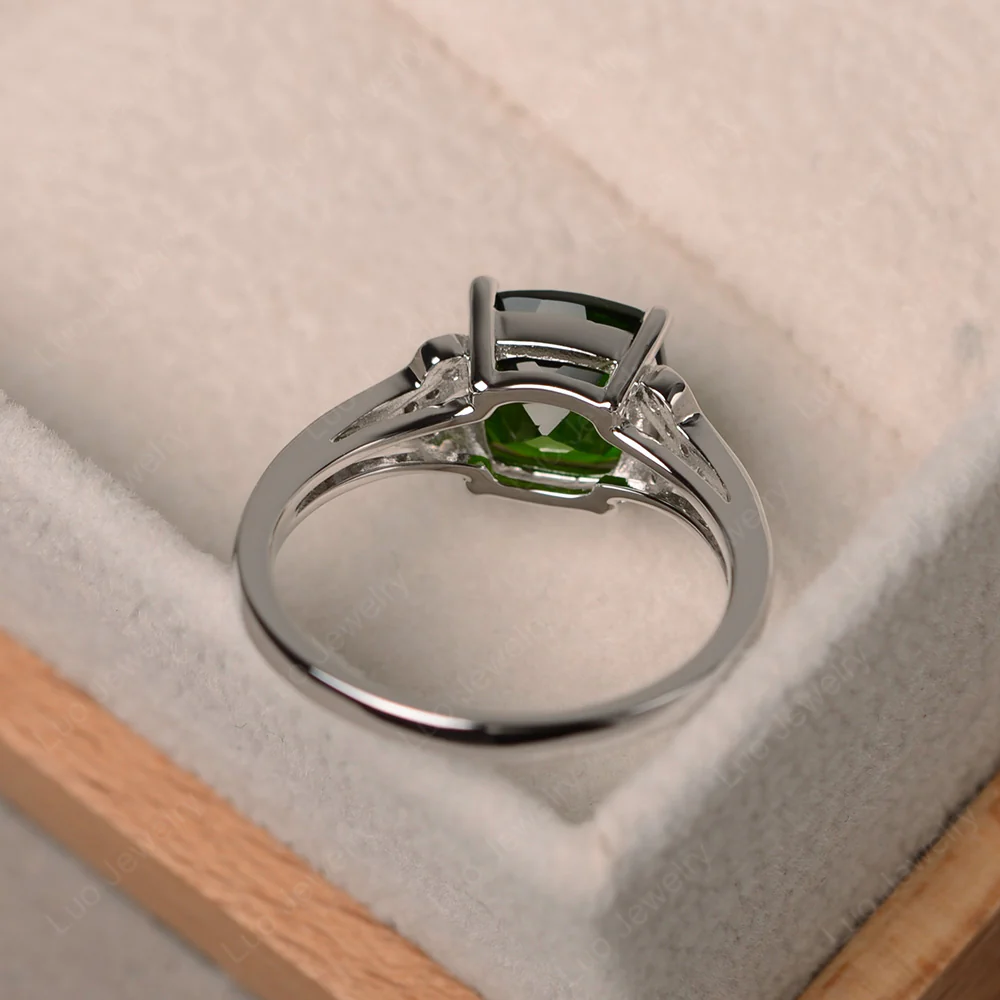 Cushion Shaped Diopside Ring - Image 3