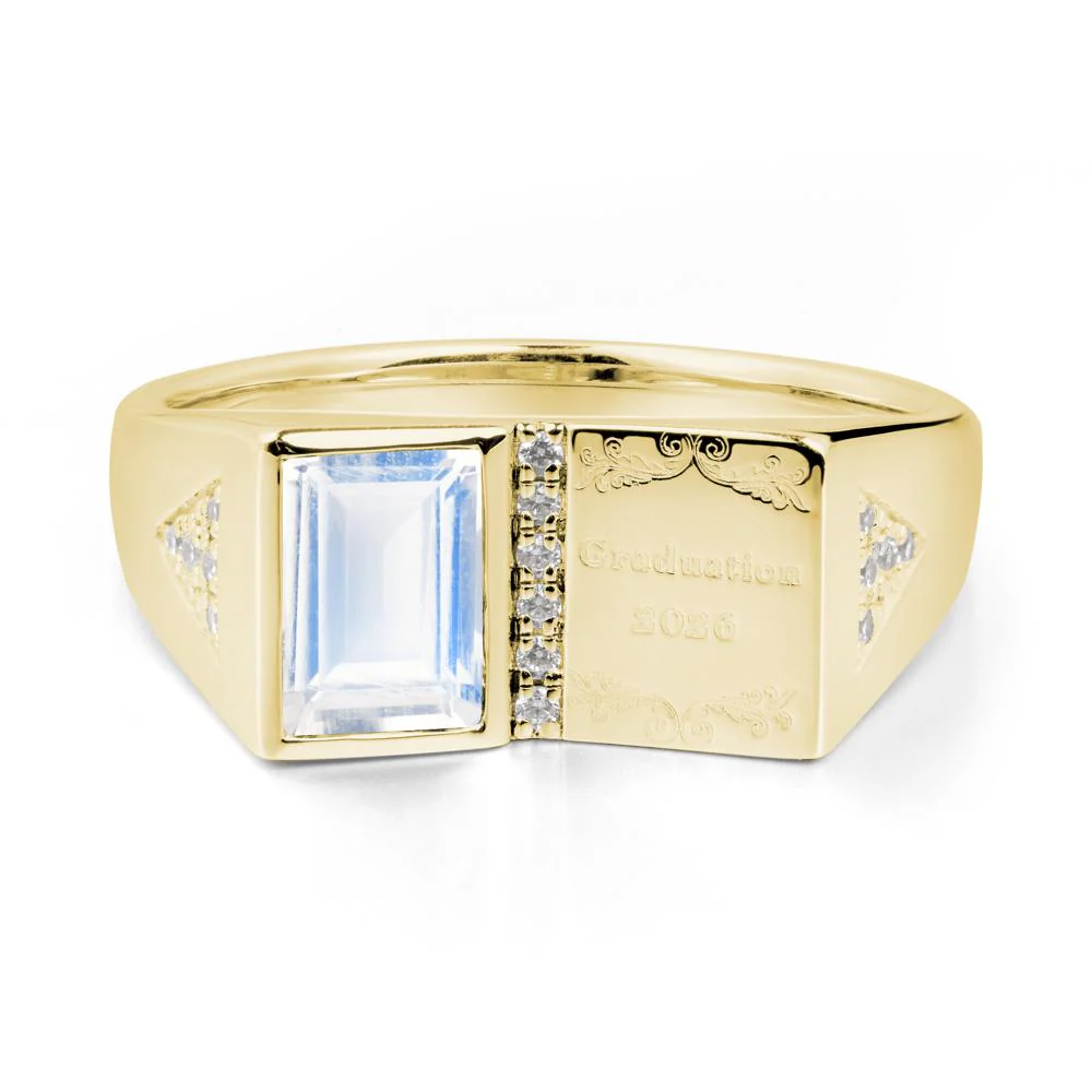 Custom Moonstone Graduation Ring - Image 8