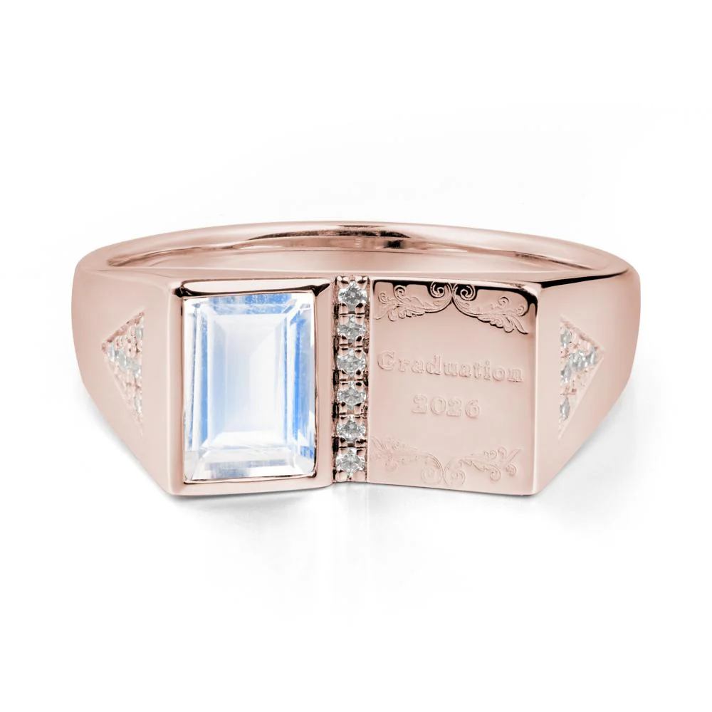 Custom Moonstone Graduation Ring - Image 9