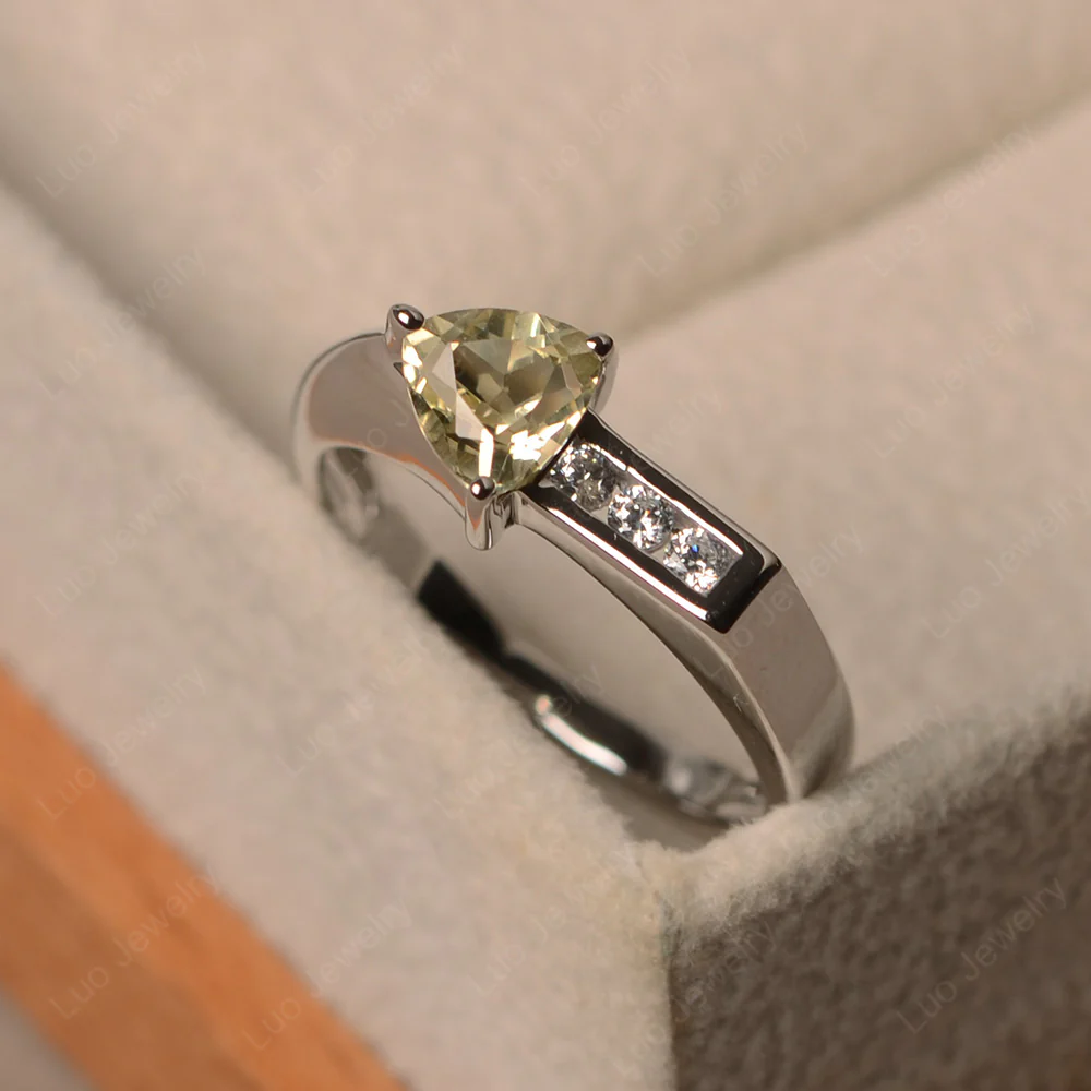 Lemon Quartz Arrow Ring - Image 2