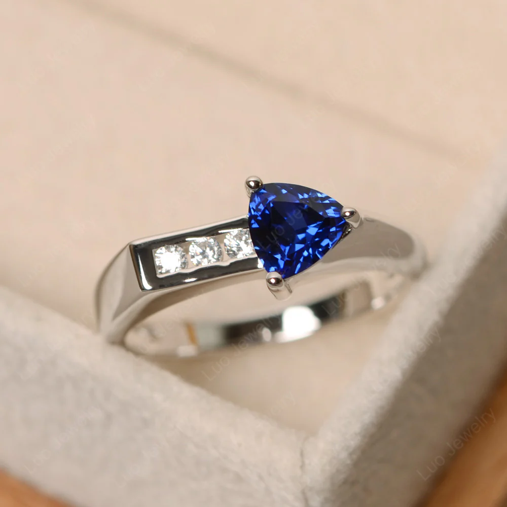 Sapphire Arrow Ring