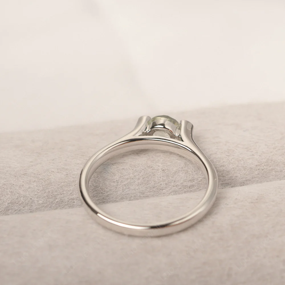 Green Amethyst Minimalist Dainty Engagement Ring%Ci|Em|Ga|Gr - Image 4