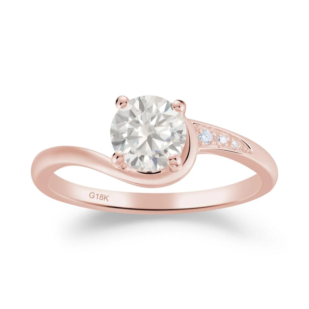 Dainty Round Cubic Zirconia Ring for Women - Image 2