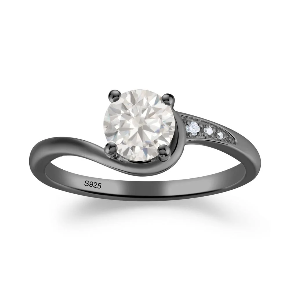 Dainty Round Cubic Zirconia Ring for Women - Image 5