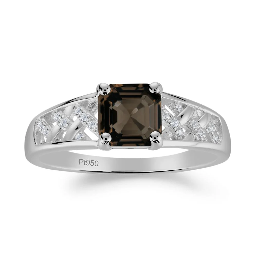 Delicate Smoky Quartz Promise Ring - Image 6