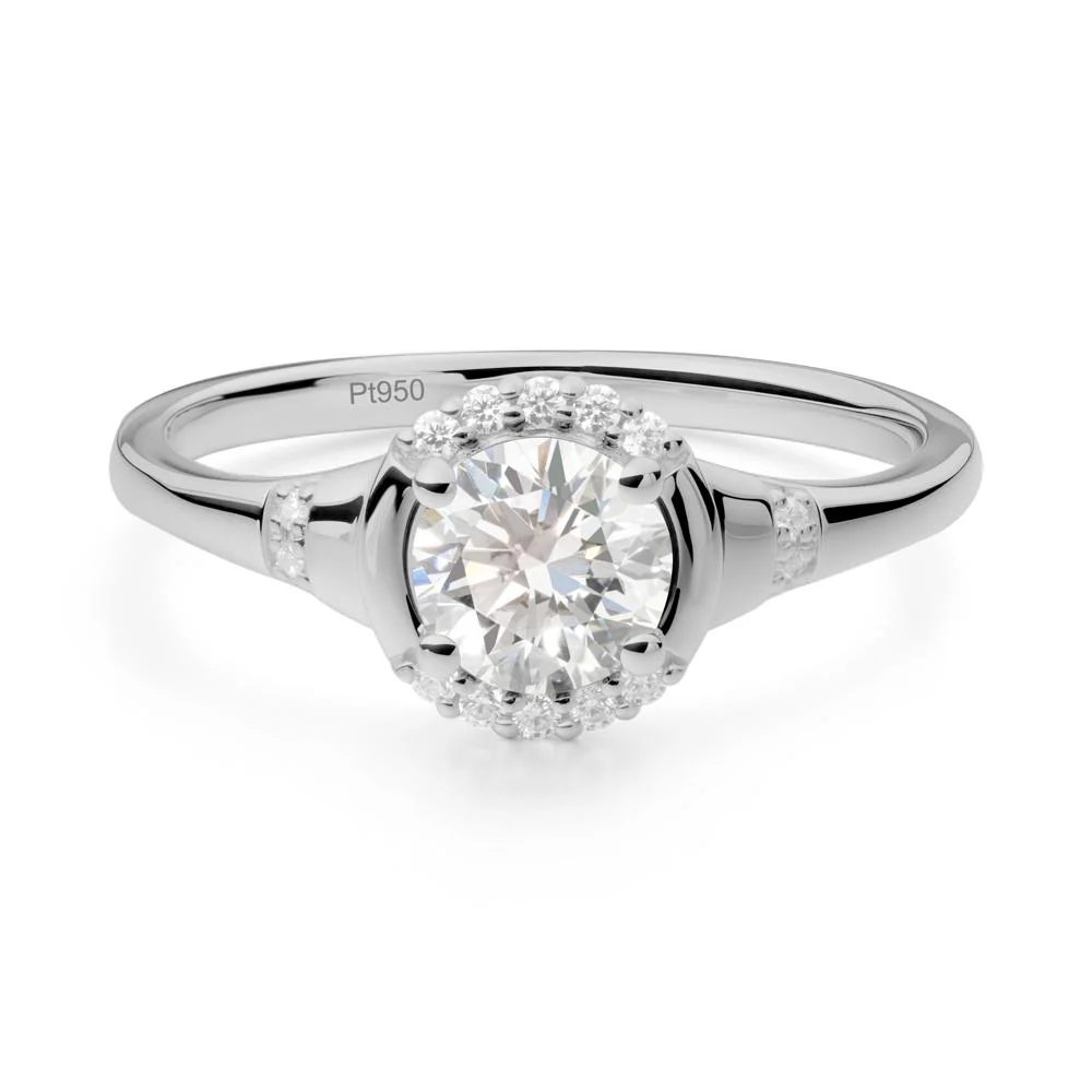 Diamond Halo Statement Ring - Image 7