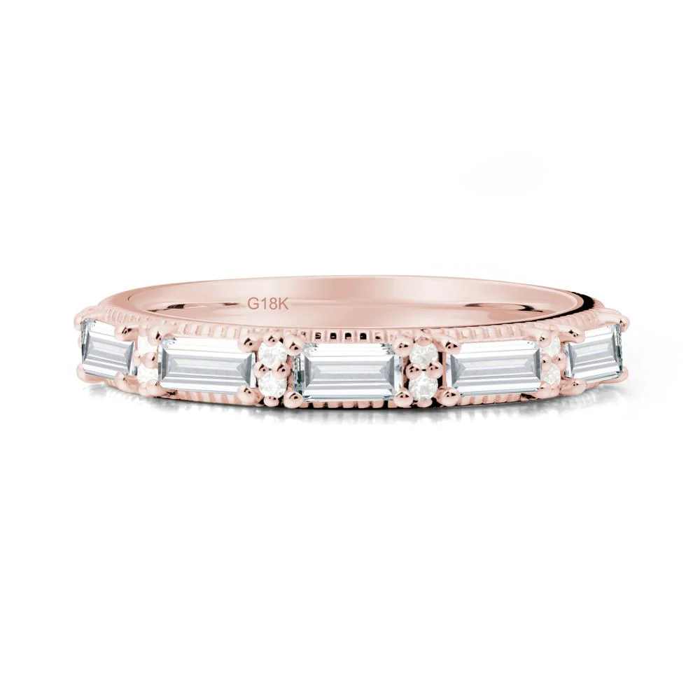 Diamond Milgrain Engagement Ring - Image 4