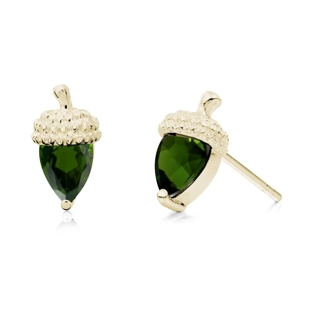 Diopside Acorn Earrings - Image 5