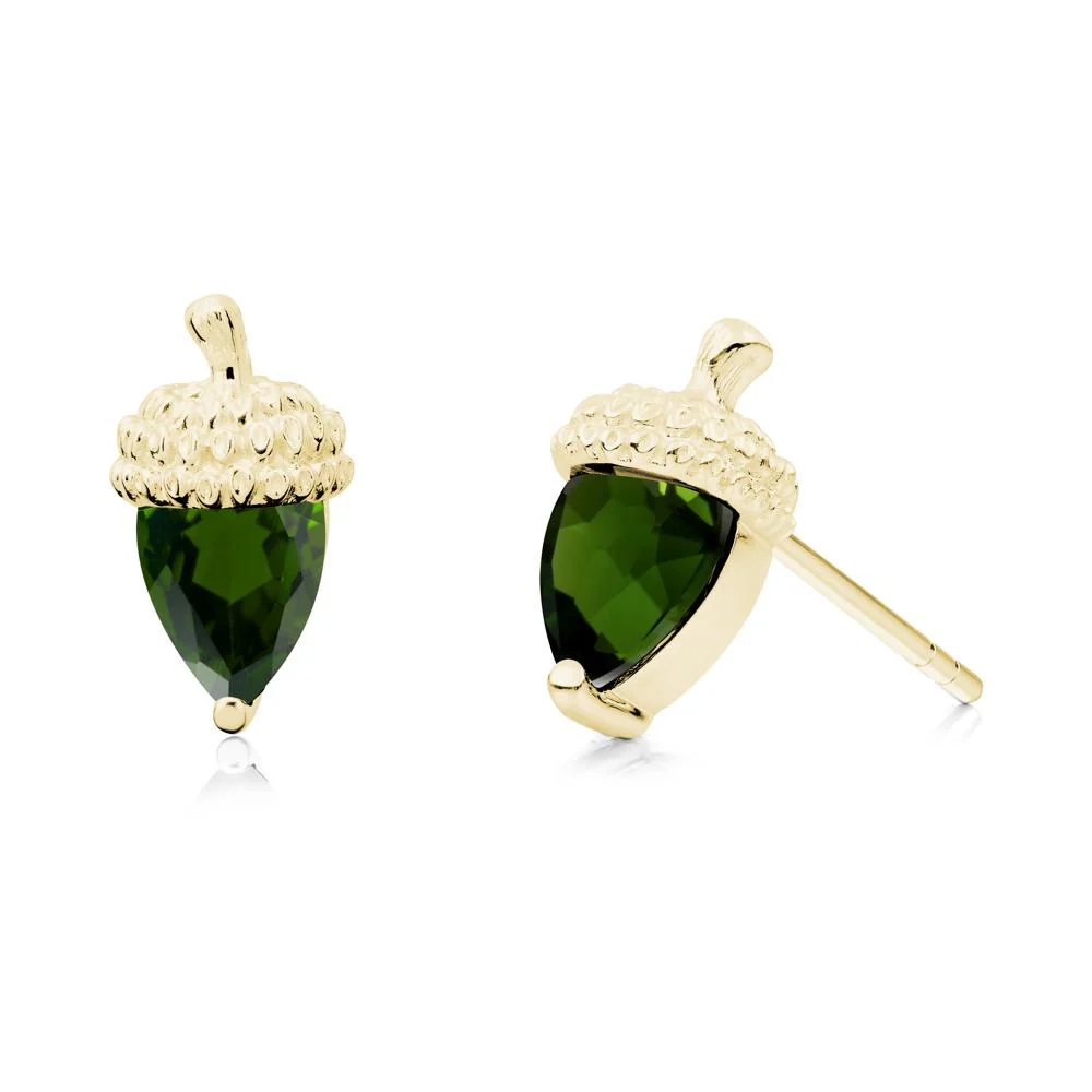 Diopside Acorn Earrings - Image 8