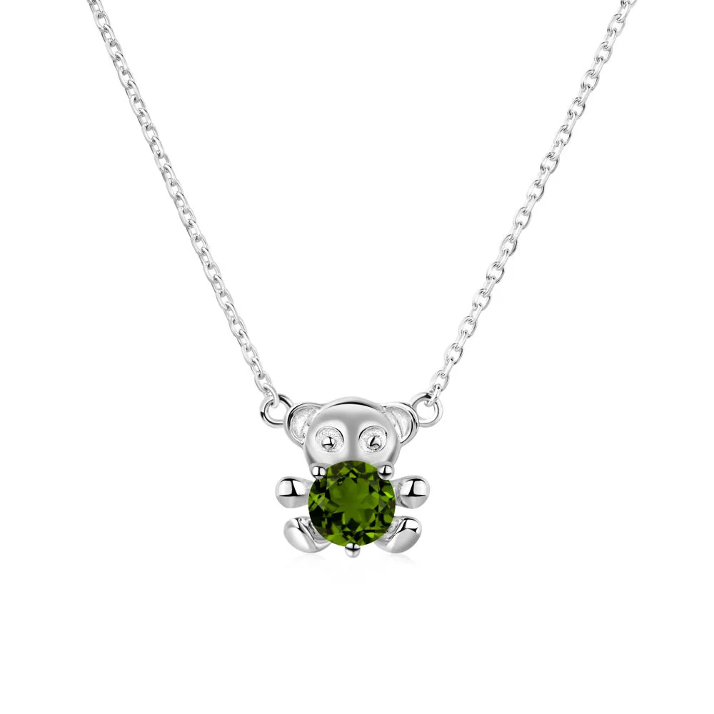 Diopside Bear Necklace - Image 2