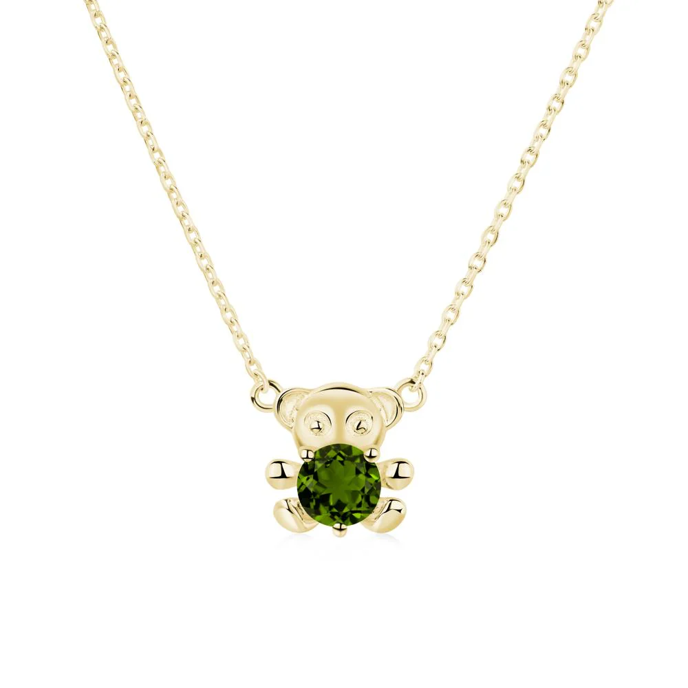 Diopside Bear Necklace - Image 5