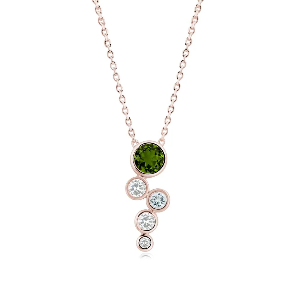 Diopside Graduated Drop Pendant - Image 3