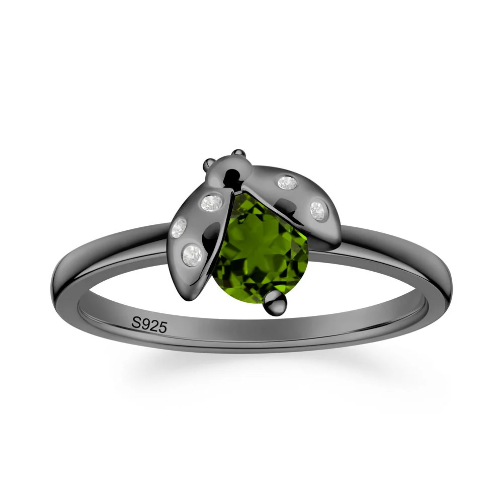 Diopside Ladybug Ring - Image 4