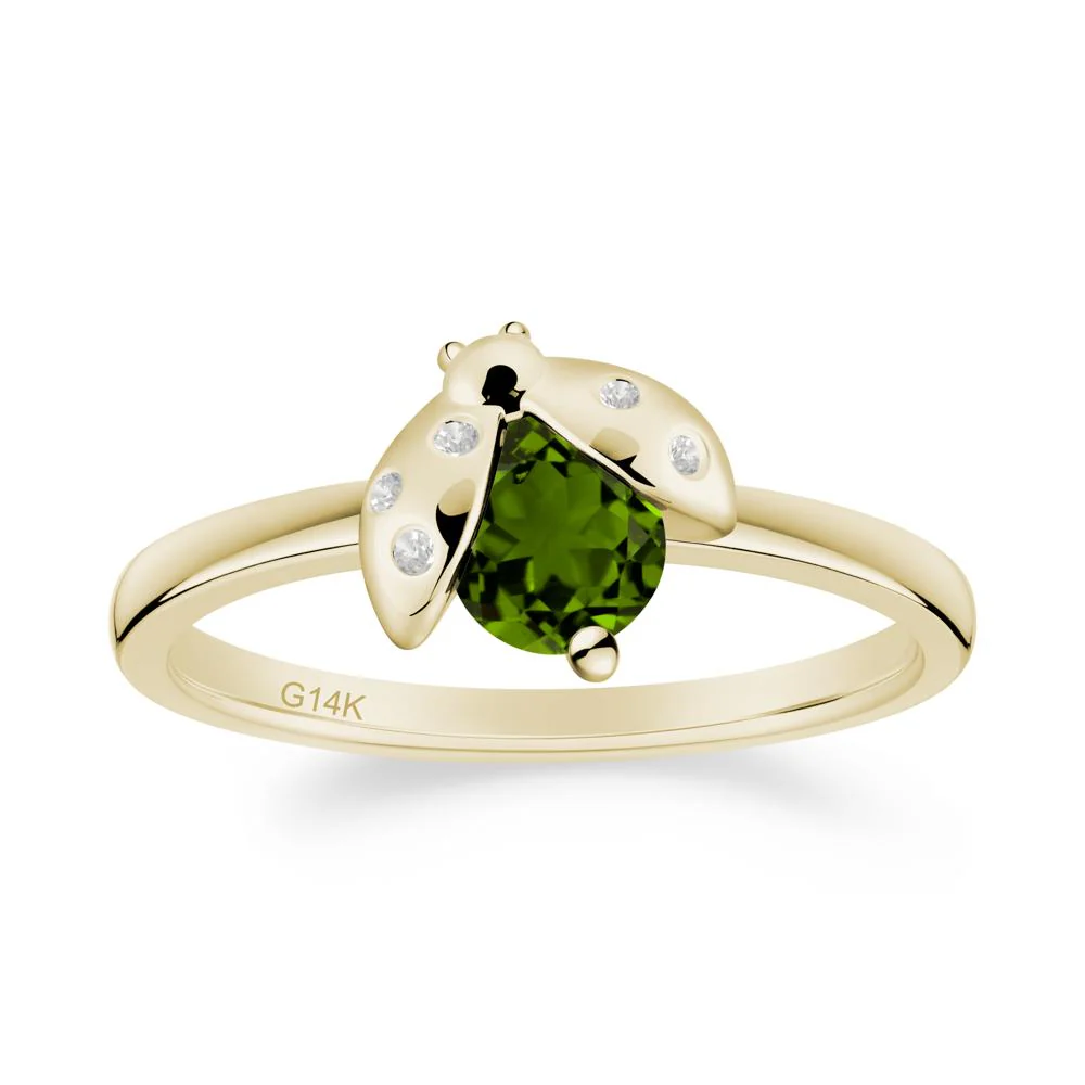 Diopside Ladybug Ring - Image 7