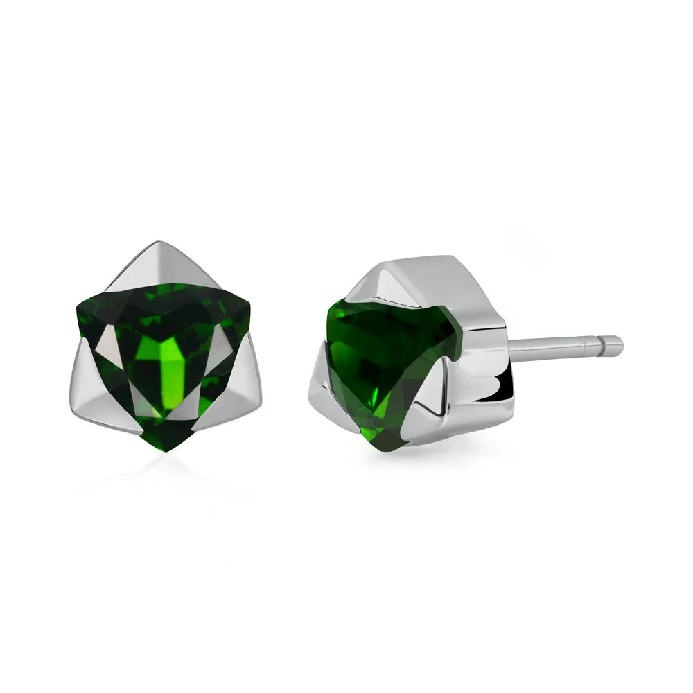 Diopside Star of David Earrings