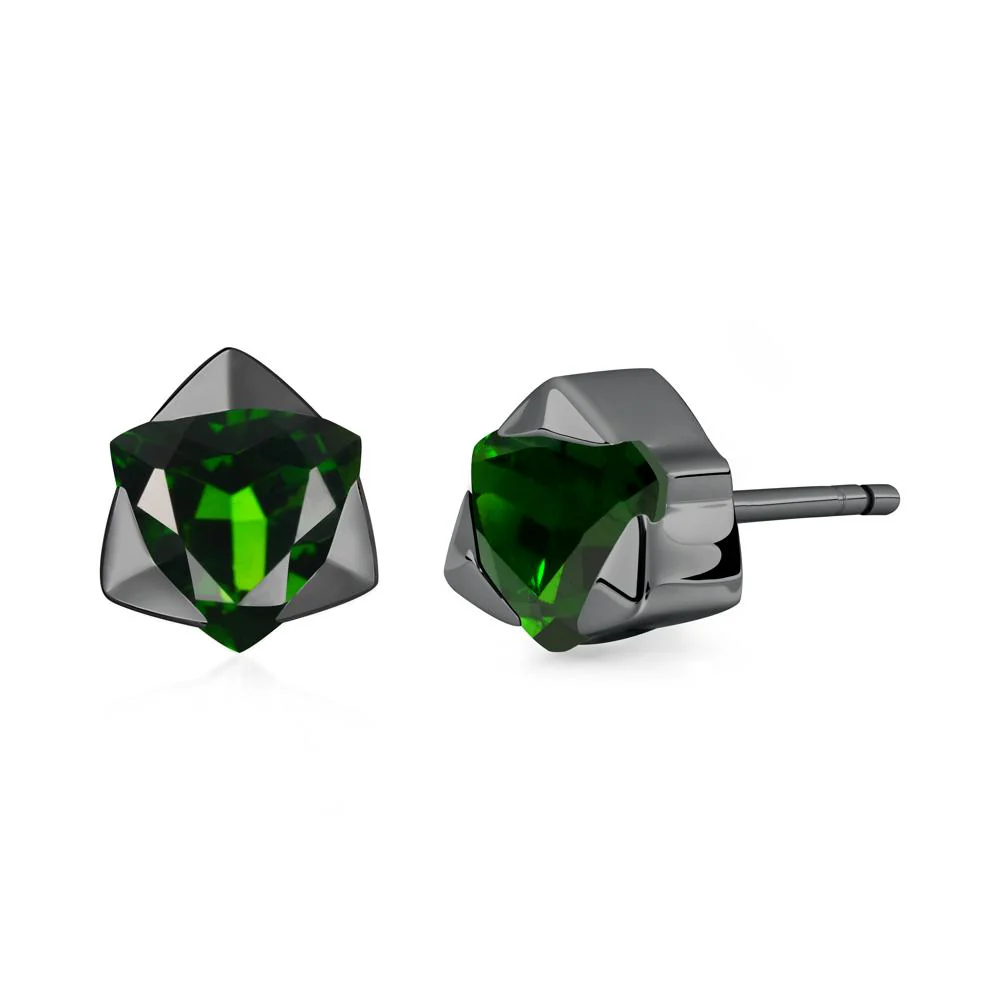 Diopside Star of David Earrings - Image 8
