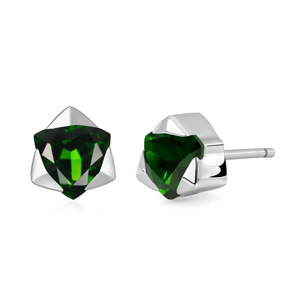 Diopside Star of David Earrings - Image 9
