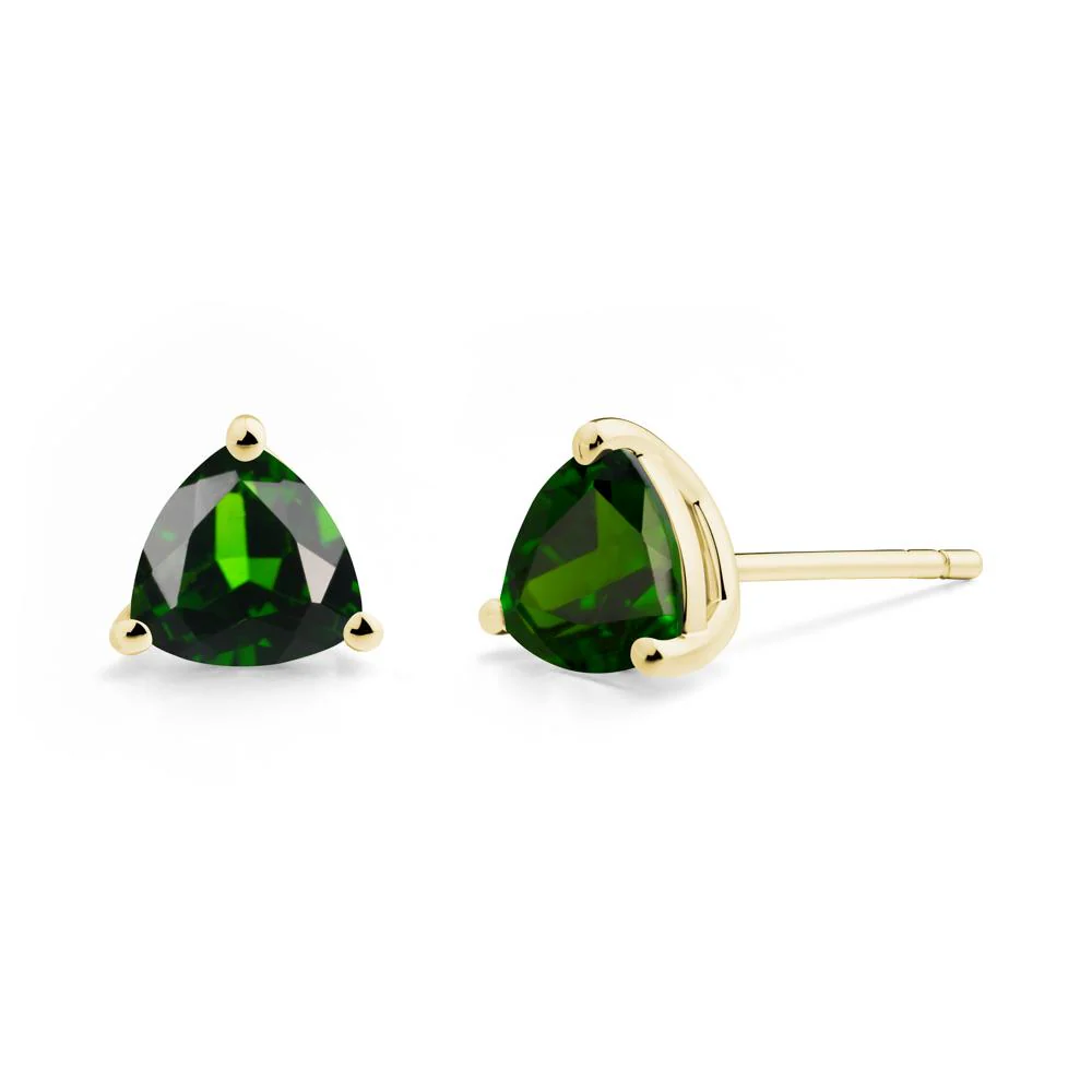 Diopside Stud Earrings - Image 2
