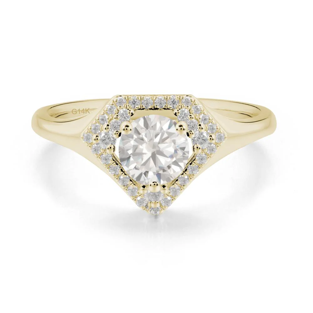 Double Halo Cubic Zirconia Ring - Image 2