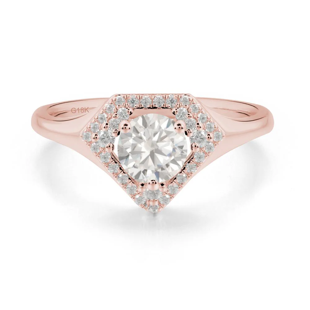 Double Halo Cubic Zirconia Ring - Image 3