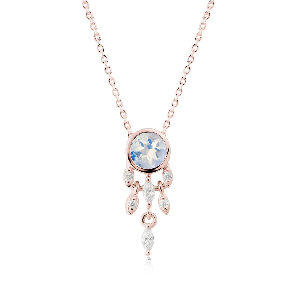 Dreamcatcher Inspired Moonstone Necklace - Image 2